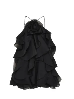 Aje Pandorea Mini Dress Black Size 8  for rent on The Volte - image 5