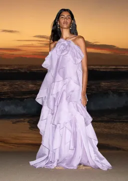 Aje Pandorea Layered Maxi Dress Size AU 10 for rent on The Volte - image 5