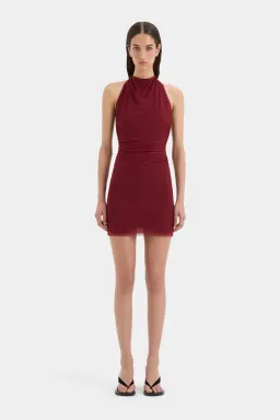 SIR Jaques Halter Mini Dress Berry Size AU 10 for rent on The Volte - image 1