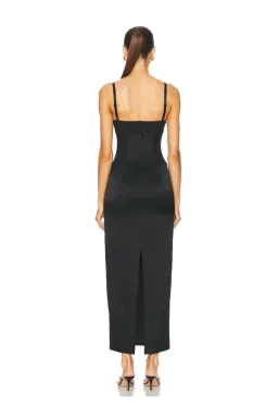 Sir the Label Sonora Evening Midi Dress Black Size 8 for rent on The Volte - image 2