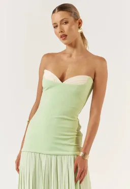 She is Olla Nicolette Maxi Dress Green Size XS/Au 6  for rent on The Volte - image 4