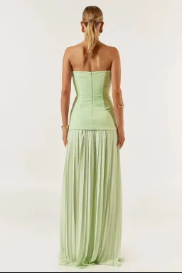 She is Olla Nicolette Maxi Dress Green Size XS/Au 6  for rent on The Volte - image 5