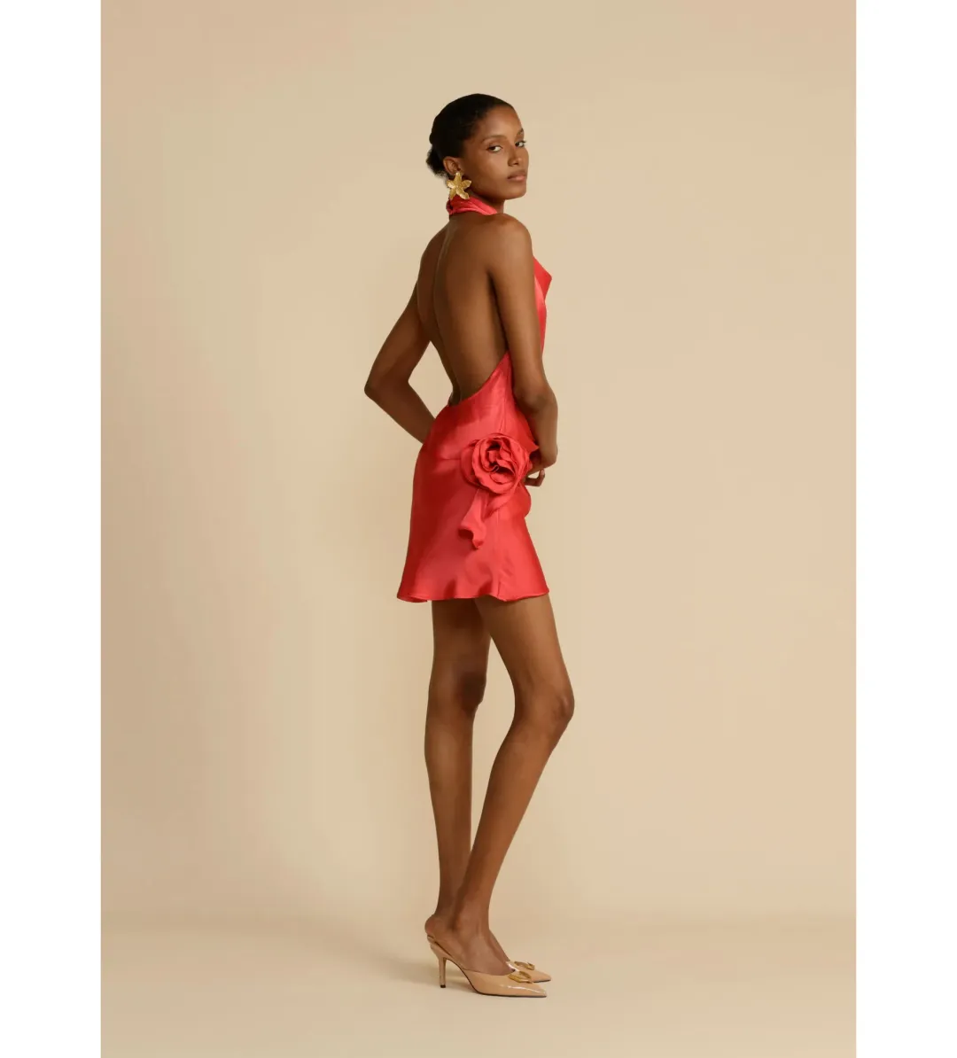 Arcina Ori Rosa Mini Dress Pink Size S / Size Au 8 for rent on The Volte - main image