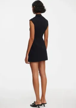 Acler Warfield Mini Dress Black Size AU 14 for rent on The Volte - image 2