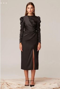Keepsake halftime long sleeve midi dress for rent on The Volte - image 1