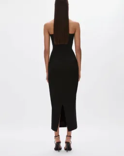 Rachel Gilbert Lorna Dress Gown Midi Black Size 0 / AU 6  for rent on The Volte - image 3