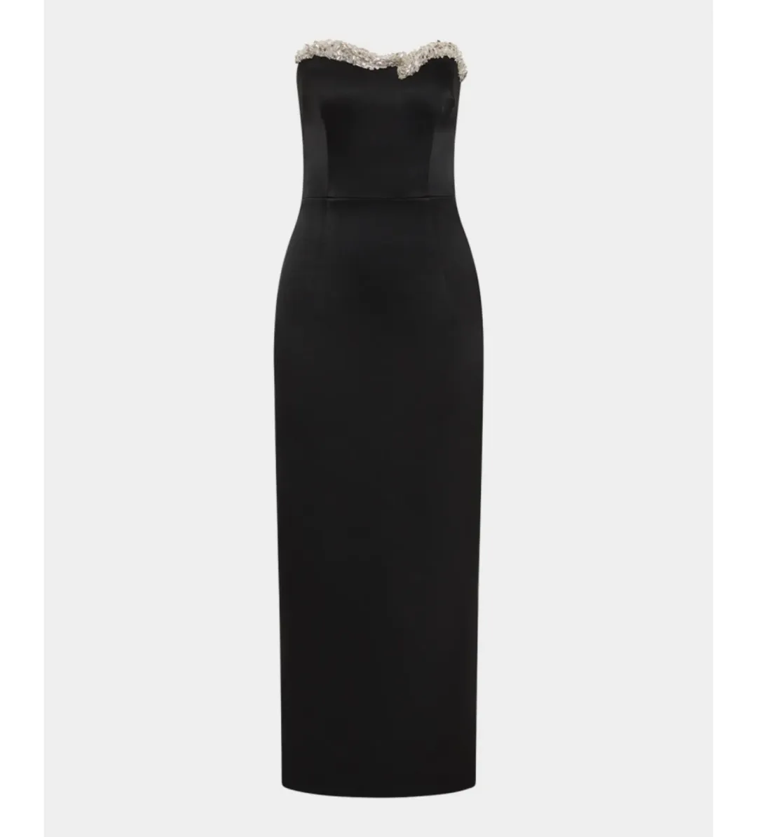 Rachel Gilbert Lorna Dress Gown Midi in Black Size 2 / Size AU 10  for rent on The Volte - main image