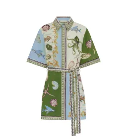 Alemais  Bath House Mini Dress Multi Size 6  for rent on The Volte - image 2