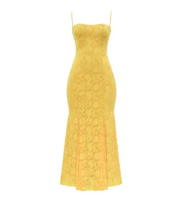 House of CB Joan Lace Up Back Maxi Dress Apricot Size XS/AU 6 for rent on The Volte - image 7