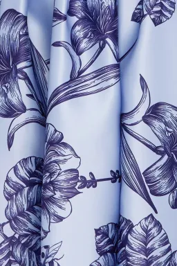 Leo Lin Norine Bustier Midi Dress Harmony Print in Hyacinth Size AU 6 for rent on The Volte - image 5