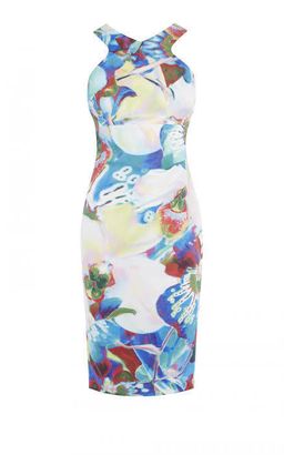 Karen Millen Multi-color cocktail dress size 6 for rent on The Volte - image 2