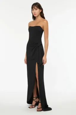 Manning Cartell Asymmetrical Games Gown Black Size 6 for rent on The Volte - image 2