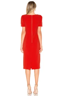 Rebecca Vallance L'Amour Midi Dress Red Size 12 for rent on The Volte - image 2