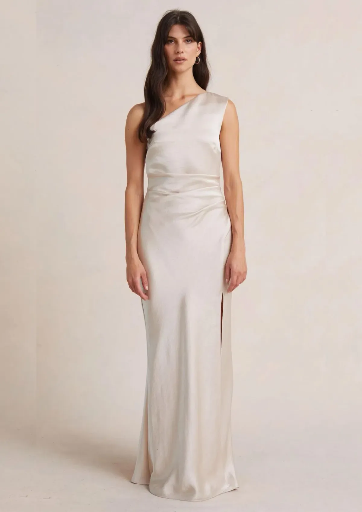 Bec & Bridge Dreamer Asym Dress Sand Size 8 for rent on The Volte - main image