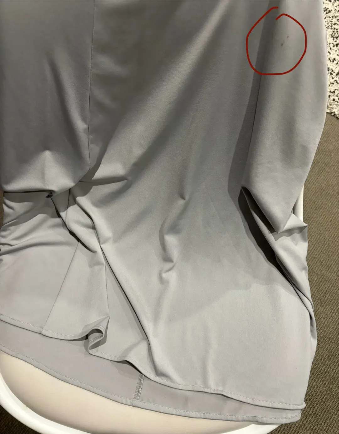 Ance Gria Gaia Gown in Silver Grey Size 8 for rent on The Volte - main image