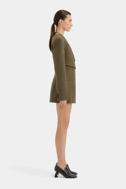 Sir The Label Sartoria Mini Dress Chocolate Marle Size 0 / AU 6  for rent on The Volte - image 2