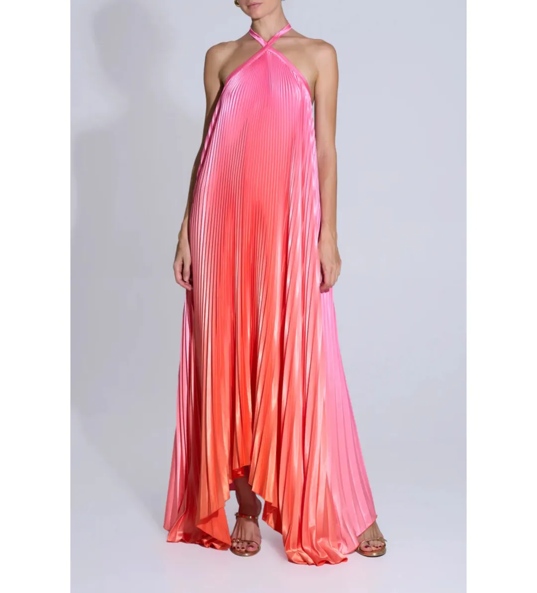 L'idee Deesee Gown Sunset Ombre Size 6 for rent on The Volte - main image