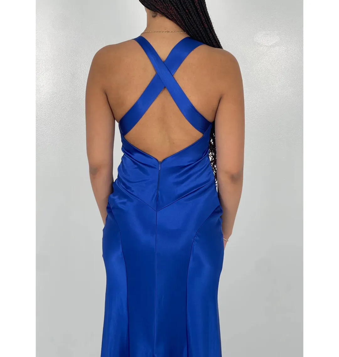 Ruth Tarvydas Aries Gown Blue Size 6 for rent on The Volte - main image