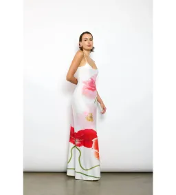 With Harper Lu Poppy Low Back Maxi in White Size XS/ AU 6 for rent on The Volte - image 2