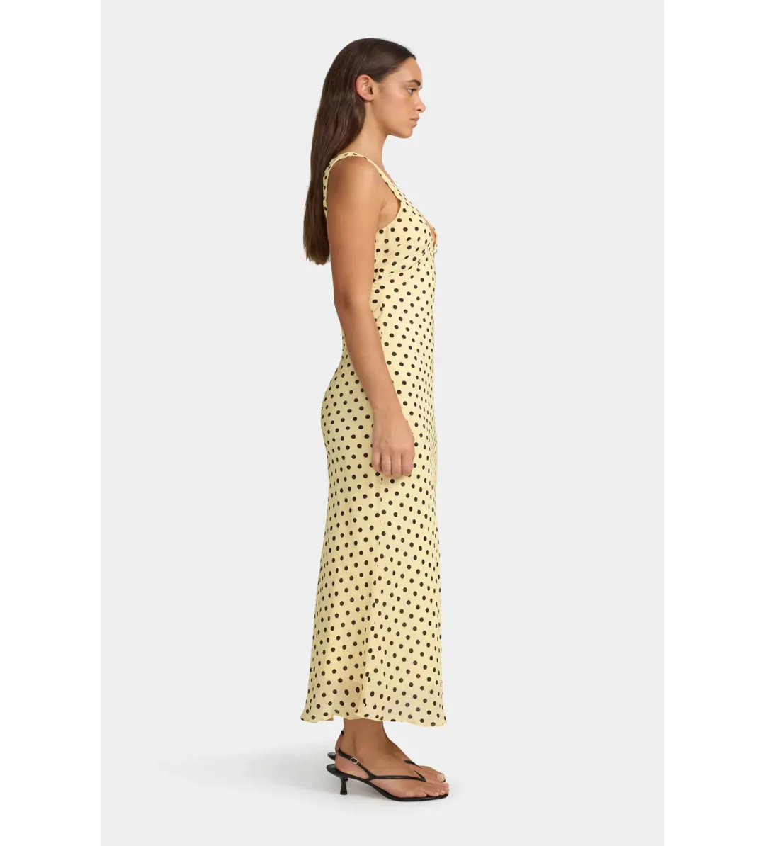Ownley Tulip Midi Dress Butter Spot Size S/ AU 8 for rent on The Volte - main image