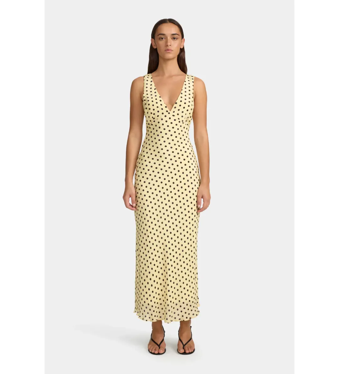 Ownley Tulip Midi Dress Butter Spot Size S/ AU 8 for rent on The Volte - main image