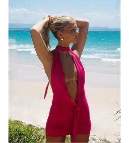 Saboa Studios Bembé Mini Dress Pink Size  S/Au 8 for rent on The Volte - image 2