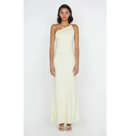 Bec & Bridge Lunetta Asym Dress in Ice Yellow Size AU 10  for rent on The Volte - image 1