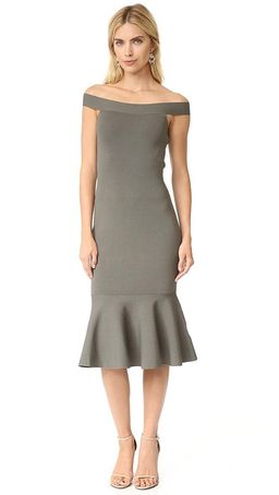 Keepsake the Label If Only knit dress in khaki size 8 for rent on The Volte - image 1