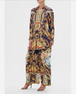 Camilla Venice Vignette Silk Shirt & Pants Size 10 for rent on The Volte - image 4