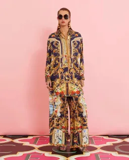 Camilla Venice Vignette Silk Shirt & Pants Size 10 for rent on The Volte - image 1