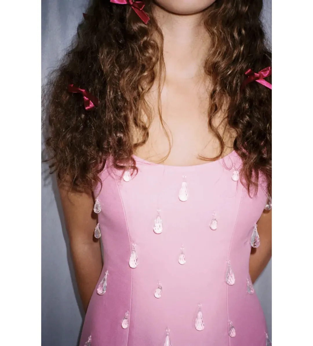 The Wolf Gang Luvia Beaded Mini Dress Floss Size S/AU 8 for rent on The Volte - main image