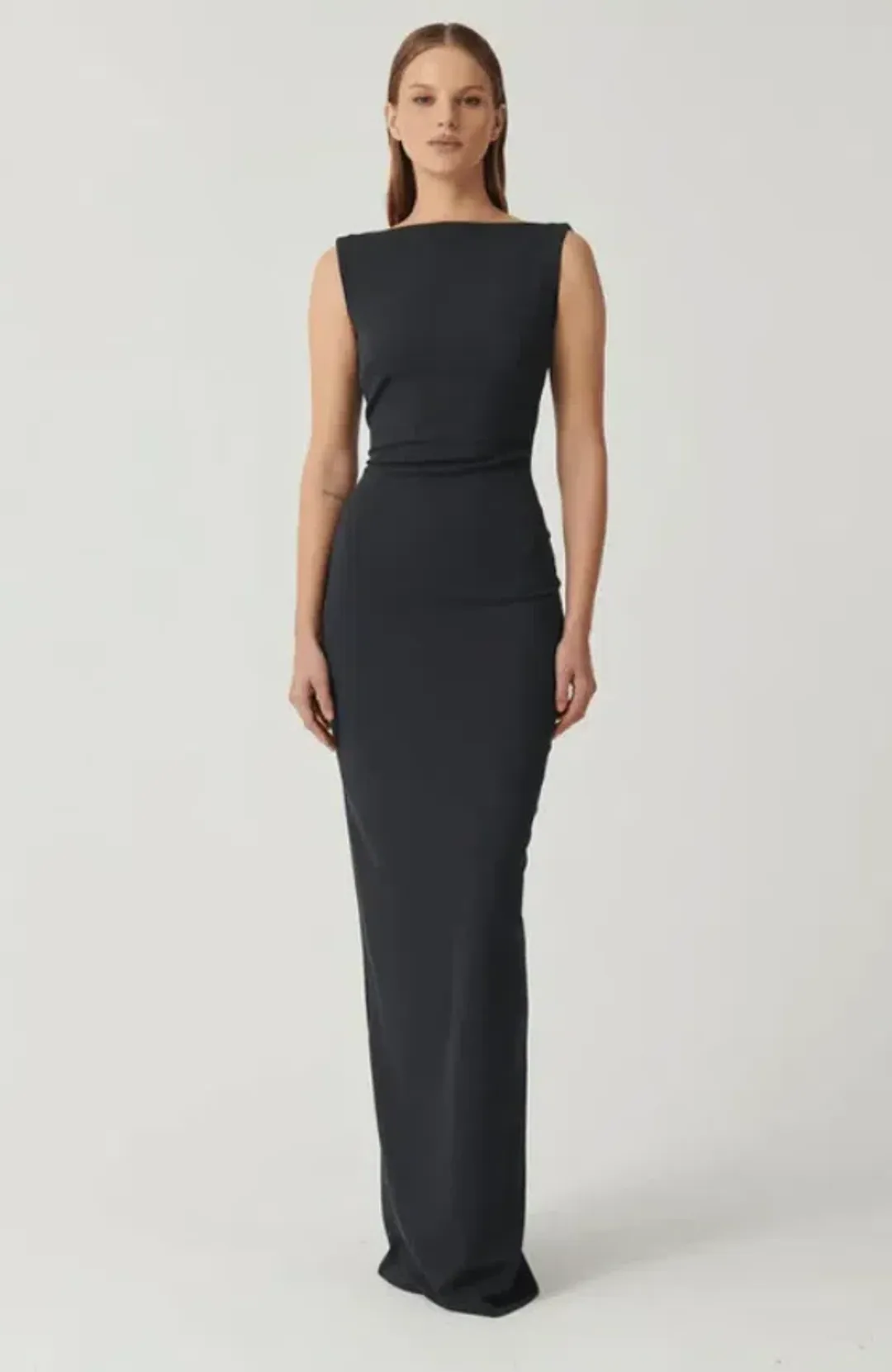 Effie Kats Verona Gown Storm Maxi Black Size AU 14 for rent on The Volte - main image