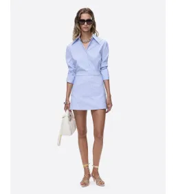 Deering Blaze Shirt & Skirt Set Pale Blue Size AU 14 for rent on The Volte - image 1