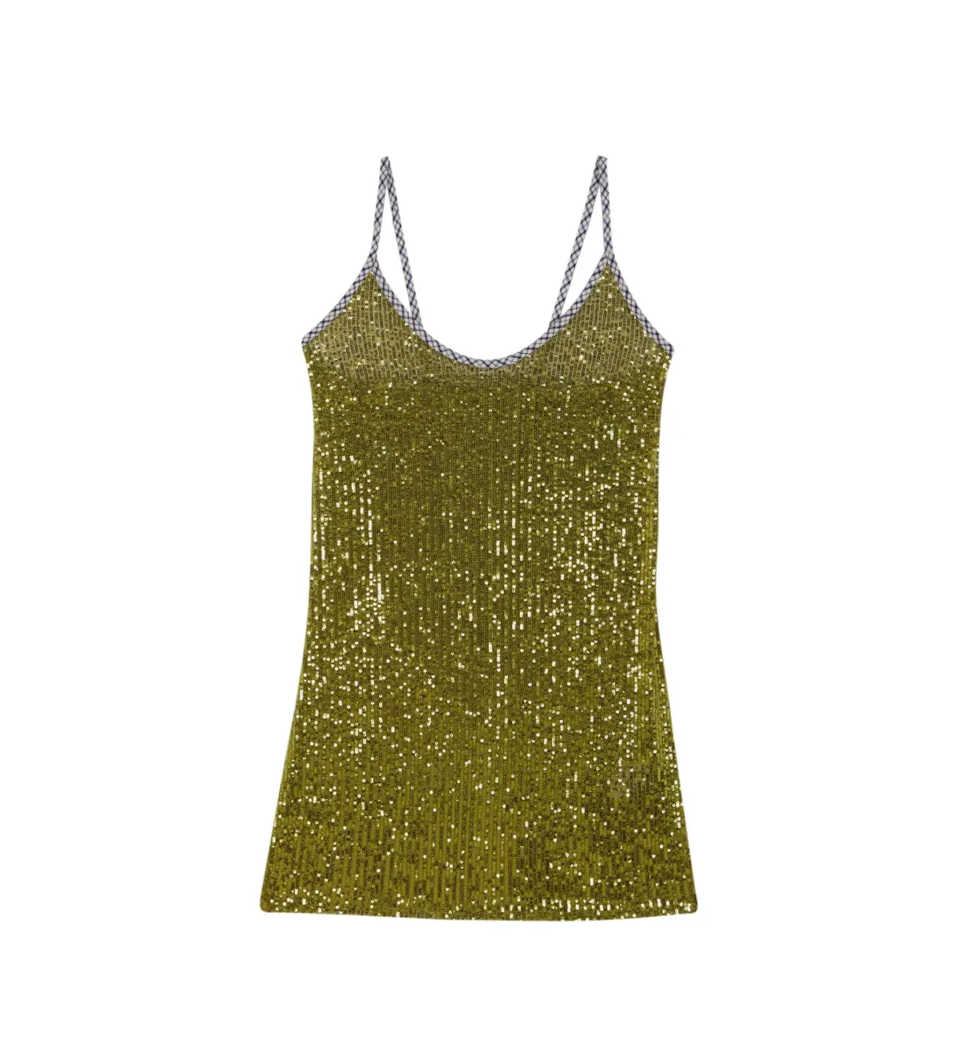 Handover Robers Dress Green Sequin Size AU 12 / Large Hand Over for rent on The Volte - main image