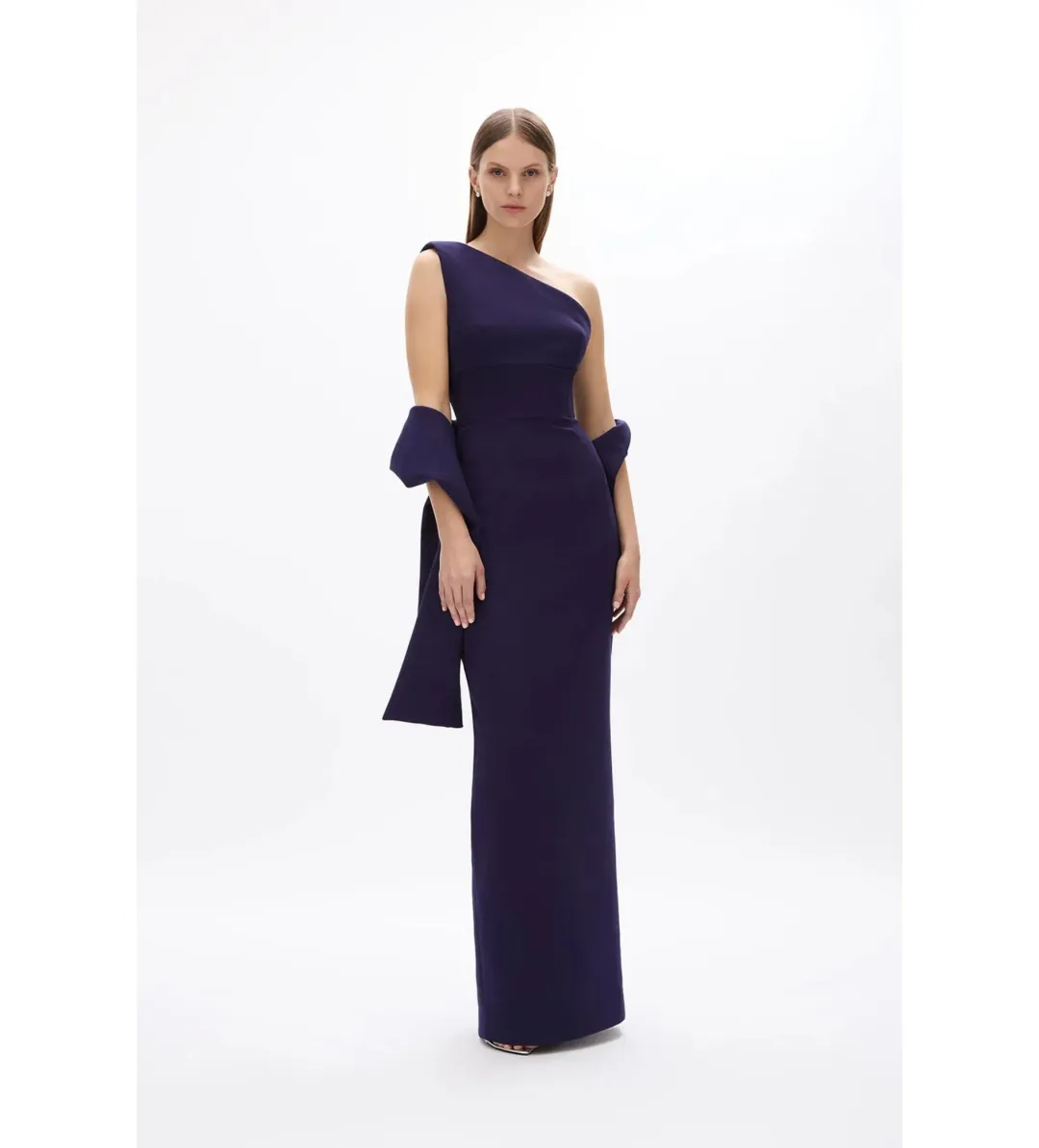 Rachel Gilbert Clara Gown Dress Dark Indigo Dark Purple Size 0 / AU 6 for rent on The Volte - main image