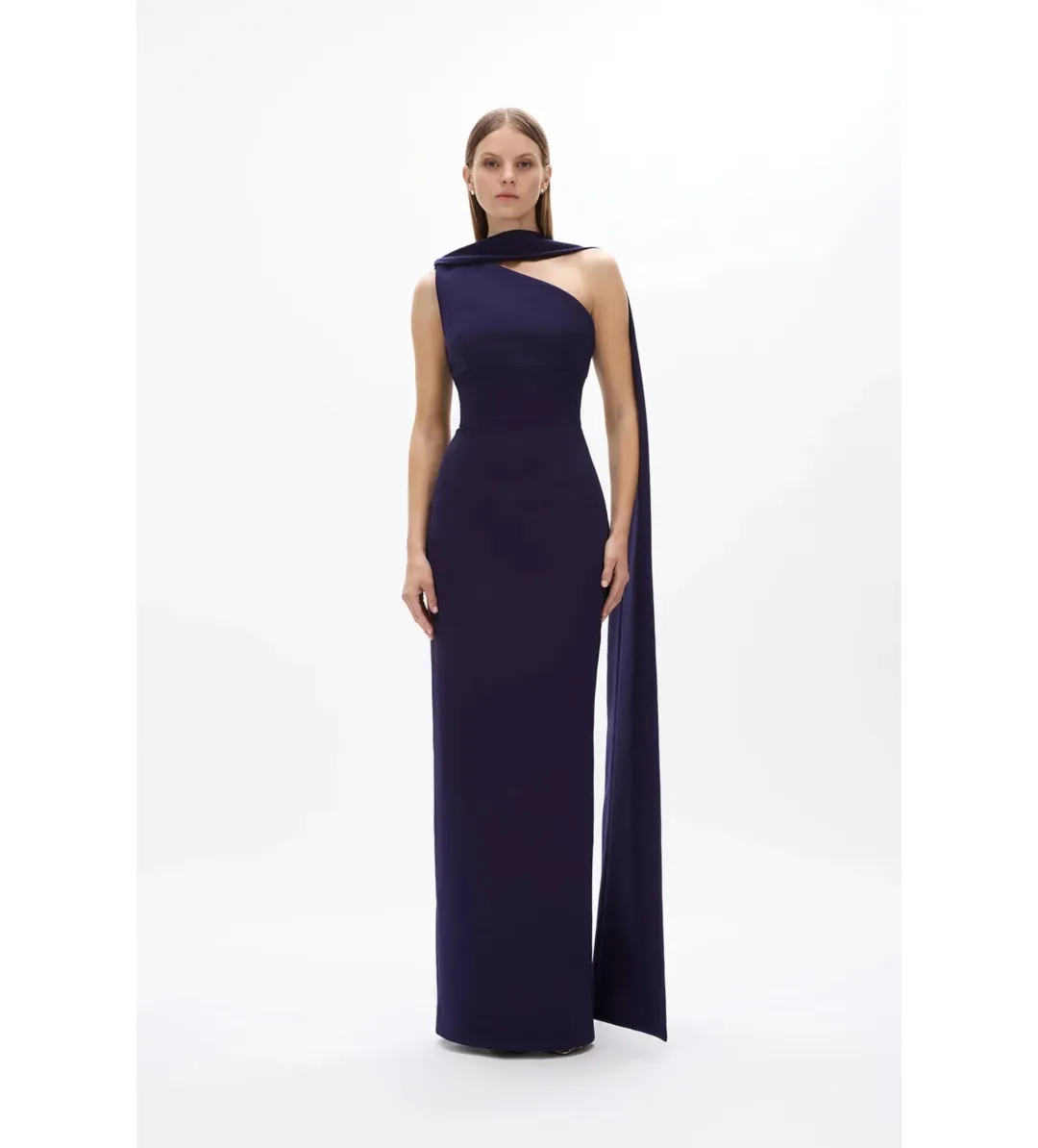 Rachel Gilbert Clara Gown Dress Dark Indigo Dark Purple Size 0 / AU 6 for rent on The Volte - main image