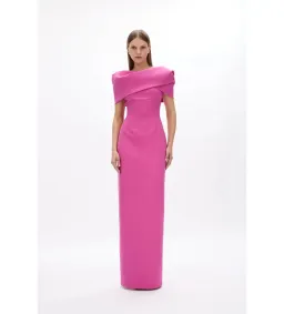 Rachel Gilbert Clara Gown Dress Hot Pink Size 2 /AU 10 for rent on The Volte - image 1