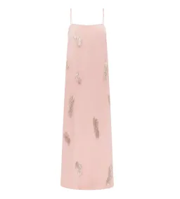 Alemais Cindy Embellished Slip Dress Pink Size 10  for rent on The Volte - image 4