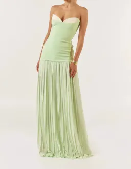 She is OLLÁ Nicolette Maxi Dress Green Size S/ Au 8 for rent on The Volte - image 2