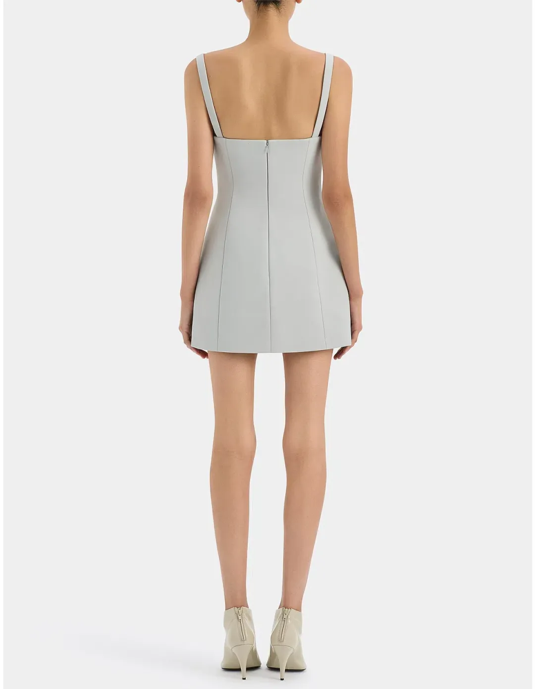 Sir the Label Sandrine Balconette Mini Dress Ice Blue Size AU 8 for rent on The Volte - main image