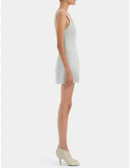 Sir the Label Sandrine Balconette Mini Dress Ice Blue Size AU 8 for rent on The Volte - image 4
