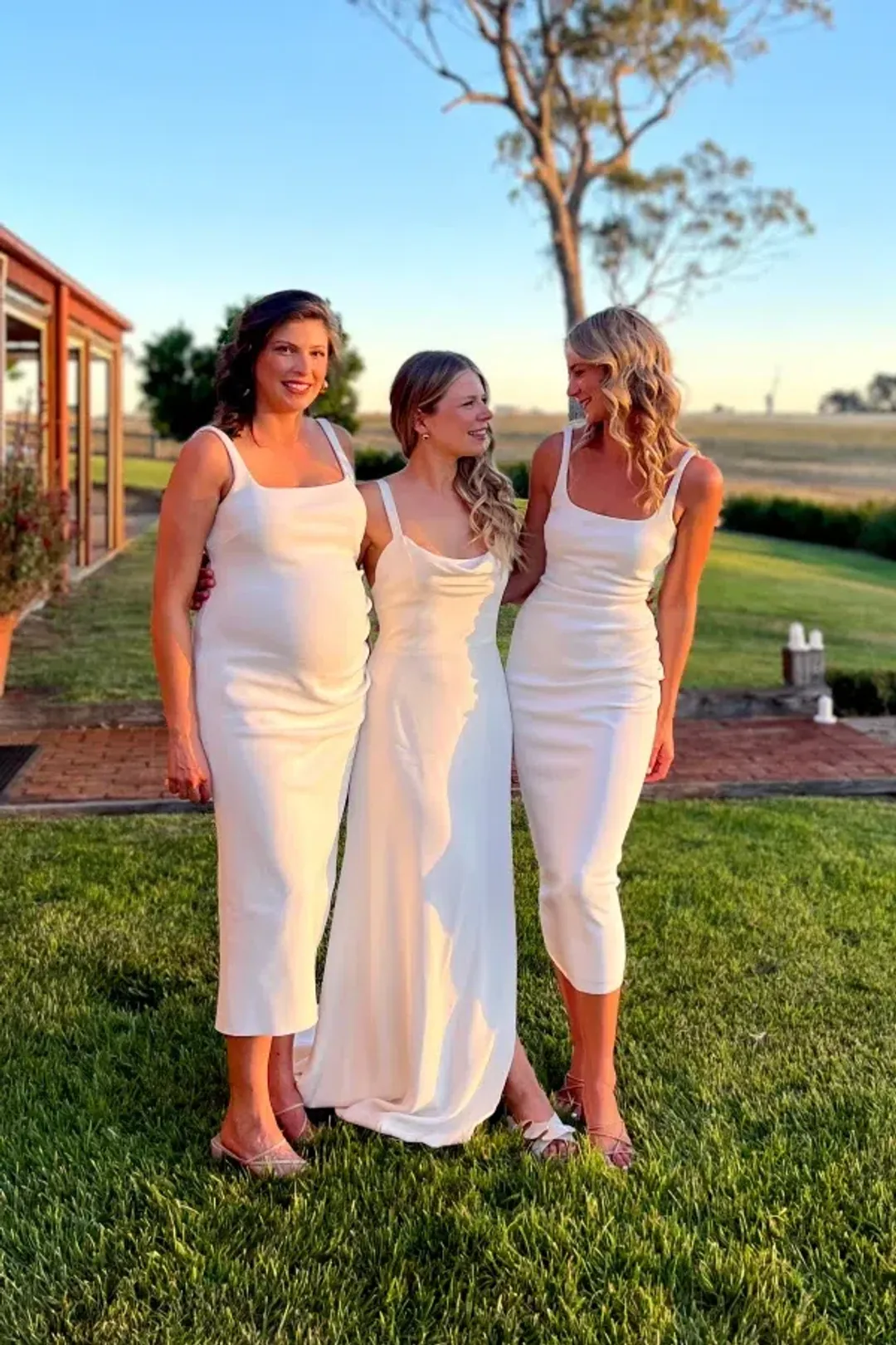 Bec & Bridge - Be Mine Square Neck Dress in  Ivory Size AU 8 for rent on The Volte - main image