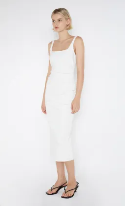 Bec & Bridge - Be Mine Square Neck Dress in  Ivory Size AU 8 for rent on The Volte - image 3