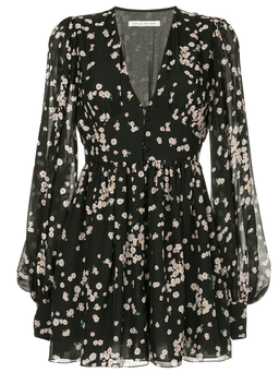 Camilla and Marc Gardin Mini Dress Floral Black Size 6 for rent on The Volte - image 5