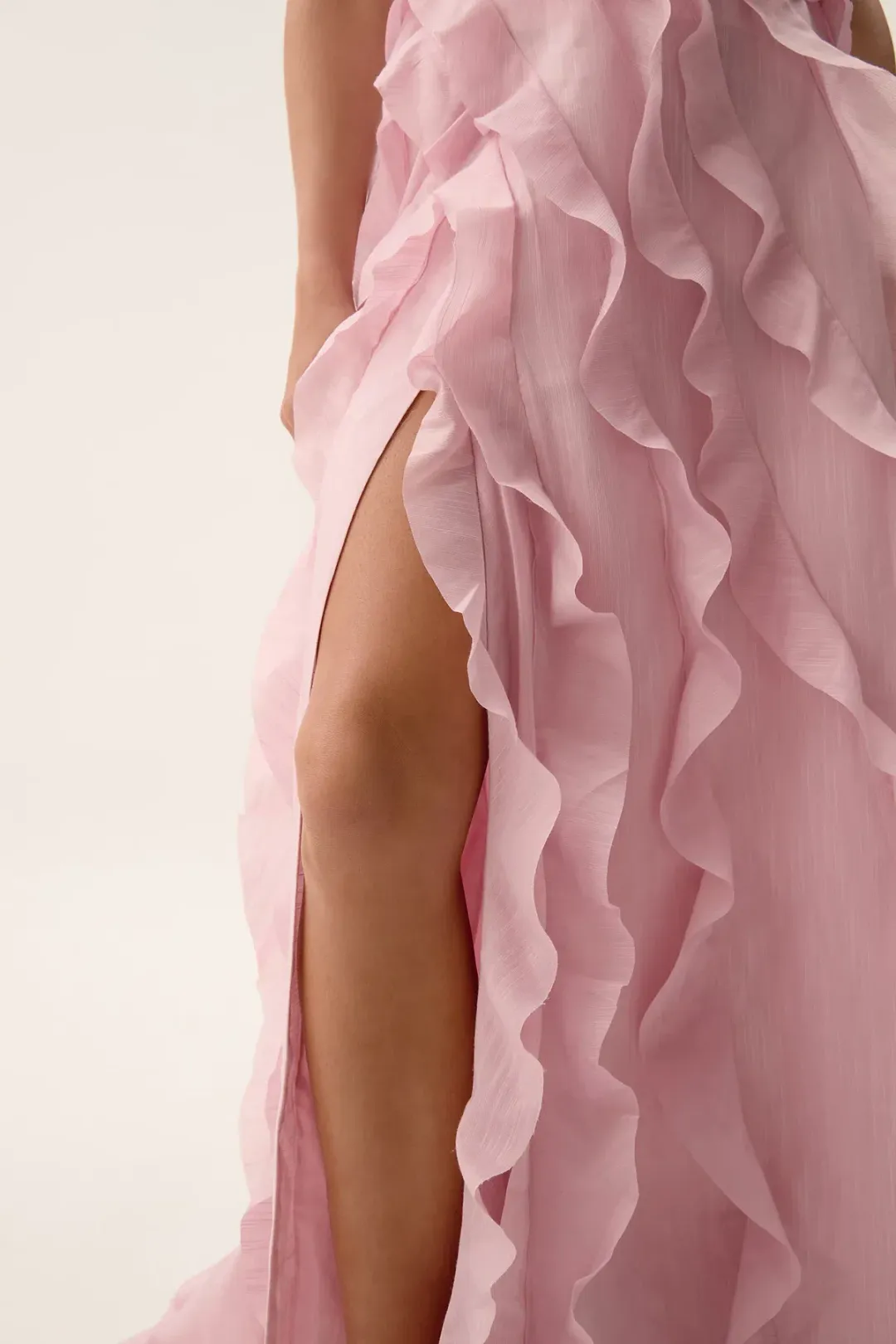 Aje Allairie Gown Size Maxi Pink AU 10 for rent on The Volte - main image