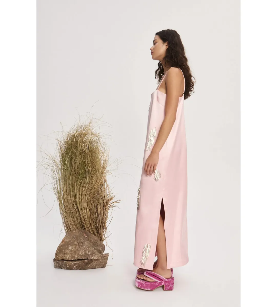 Alemais Cindy Embellished Slip Dress Size 8 for rent on The Volte - main image