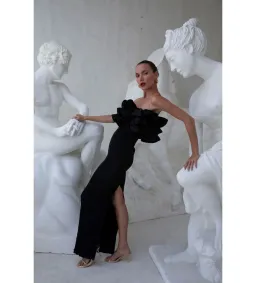 L'idee Paris Tube Dress in black size AU 8 for rent on The Volte - image 2