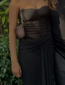 Bec & Bridge Noemi Strapless Dress in Black Size 8 for rent on The Volte - image 2