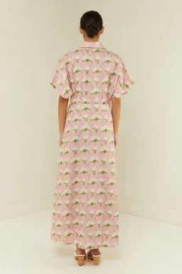 Palm Noosa Jasmine Midi Dress Diamond Hydrangea Size 12 for rent on The Volte - image 3