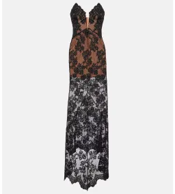Self Portrait Rhinestone Embellished Sheer Gown Size XXS/AU 4 for rent on The Volte - image 5